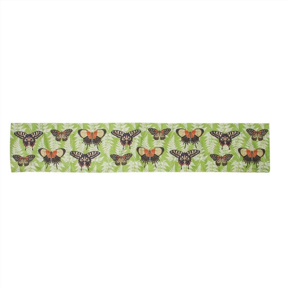 NWT Butterfly Ferns Table Runner Made in the USA - Picture 1 of 2